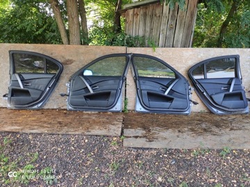 ДВЕРЬ ПРАВАЯ ЛЕВАЯ ПЕРЕДНЯЯ ЗАДНЯЯ BMW E60 SILBER GRAU MET