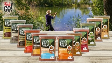 Рыбалка на землю для кормушки для рыбного карпа - трава чеснок