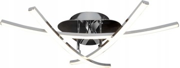LAMPA SUFITOWA PLAFON LED MODERN NOWOCZESNA CHROM