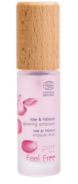 FEEL FREE ROSE HIBISCUS GLOWING AMPOULE SERUM Różane z Hibiscusem