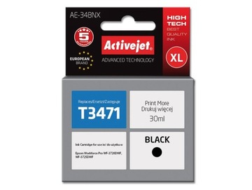 TUSZ ACTIVEJET DO EPSON WF-3720DW WF-3720DWF WF-3725DWF 34XL T3471 CZARNY