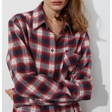 Women's Classic Oversize Plaid Shirts 100% Cotton