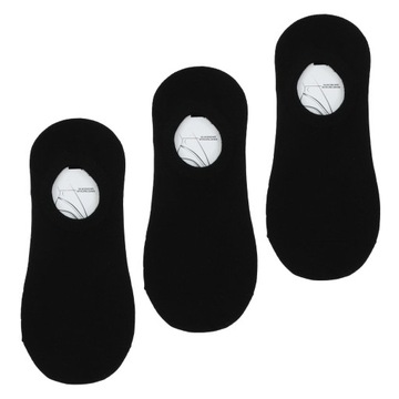 3x Nízke Členkové Ponožky Čierne Ponožky Dámske bavlnené baleríny MORAJ 38-41
