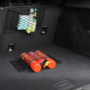 СУМКА-ОРГАНИЗАТОР СЕТКА ДЛЯ БАГАЖНИКА АВТОМОБИЛЯ С ПРОЧНЫМ КАРМАНОМ НА ЗАВИСКЕ 80х25см