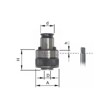 ZABIERAK M 12 ZE SPRZEGLEM FZS19 FANAR (R-FZS19/M12D9DIN)
