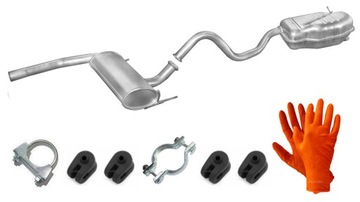 RENAULT LAGUNA I 1.8 2.0 TŁUMIKI ŚRODKOWY KOŃCOWY+