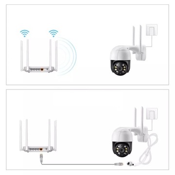 WIFI КАМЕРА ДЛЯ МОНИТОРИНГА, НАРУЖНАЯ, ВРАЩАЮЩАЯСЯ, 5MPX, PIR ОБНАРУЖЕНИЕ, СИГНАЛИЗАЦИЯ ЗУМА