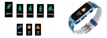 Smartband dla dzieci Sportowa opaska dla dziecka