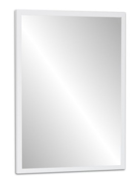 LUSTRO 60x40 wąska rama PREMIUM BIAŁE
