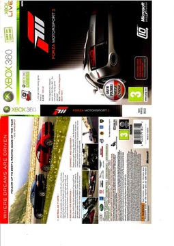 FORZA MOTORSPORT 3 на польском языке PL XBOX 360
