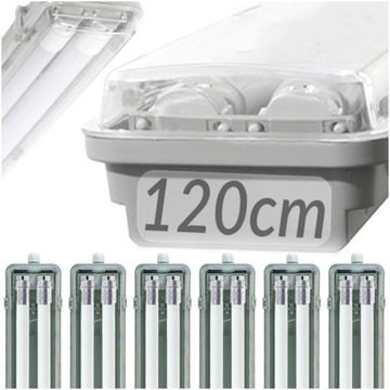 6x JARZENIÓWKA LED DO WARSZTATU PRZEMYSŁOWA 120cm