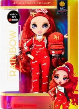RAINBOW HIGH JUNIOR FASHION РУБИ АНДЕРСОН КУКЛА ИГРУШКА ПОДАРОК ​​ДЛЯ ДЕТЕЙ