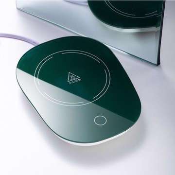 ЭЛЕКТРИЧЕСКИЙ ПОДОГРЕВАТЕЛЬ ДЛЯ КОФЕ И ЧАЯ, ЗЕЛЕНЫЙ ПОДАРОК