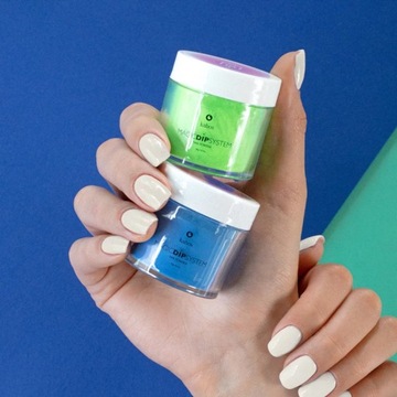 KABOS Титановый маникюрный набор Magic Dip System Пудра 20 г + кисть