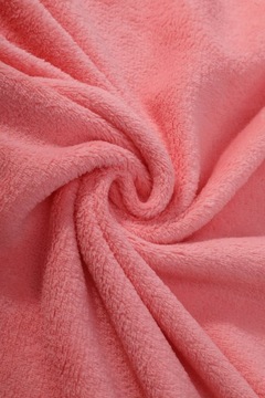 КОРАЛЛОВЫЙ БАННЫЙ ХАЛАТ из МИКРОФИБРЫ С КАПЮШОНОМ L/XL CARLO