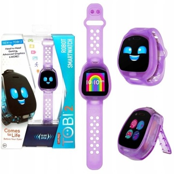 SmartWatch Tobi 2 Робот фиолетовые часы