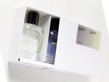 A180 PERFUMY ZARA MAN SILVER 80ml + MAN SILVER SUMMER 80ml