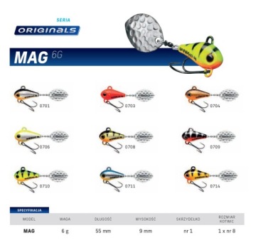 SPINMAD MAG SPINNING TAIL 5,5 см (6 г) 0706