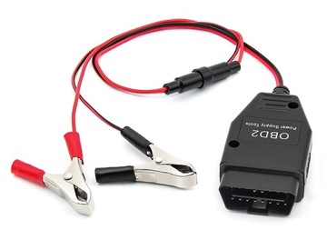KABEL ANTY-RESET PODTRZYMANIE NAPIĘCIA AKUMULATORA PAMIĘCI OBD2 ECU