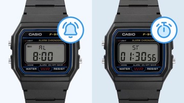 CASIO VINTAGE DIGITAL 33mm F-91W-1YEG+ Grawer Gratis