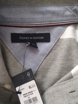 TOMMY HILFIGER KOSZULKA POLO MĘSKA r. S BAWEŁNA