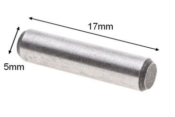 KLIN ZĘBATKI NAPĘDU 5x17mm NAC TULEJKA KOSIARKI