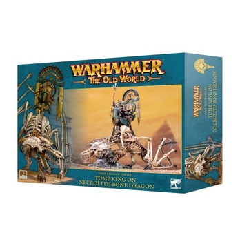 WARHAMMER - THE OLD WORLD TOMB KING ON NECROLITH BONE DRAGON