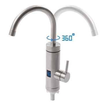 ЭЛЕКТРИЧЕСКИЙ ВОДОНАГРЕВАТЕЛЬ ЛЕНТА НЕРЖАВЕЮЩАЯ СТАЛЬ - СЕРЕБРЯНЫЙ