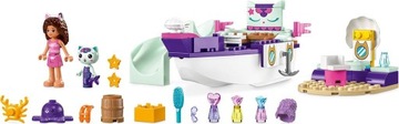 LEGO GABBYS DOLLHOUSE 10786 КОРАБЛЬ И СПА НАБОРЫ «ГАБИ И РУСАЛКА» + СУМКА