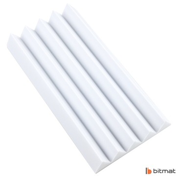 Pianka akustyczna wygłuszająca trudnopalna biała Basotect 25x50cmx5cm