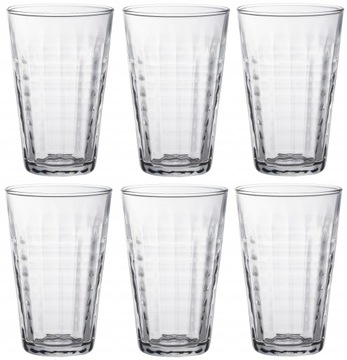KOMPLET 6 SZKLANEK PRZEZROCZYSTYCH 330ML PRISME DURALEX