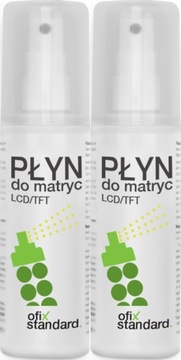 PŁYN DO CZYSZCZENIA EKRANÓW LCD MONITORÓW LED MATRYC 100ml x 2