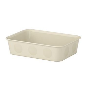 IKEA NOJIG Organizer, pudełko, beżowy 15x20x5 cm