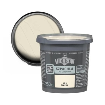 Szpachla do drewna VIDARON 250 gram, akrylowa, ŚWIERK H03