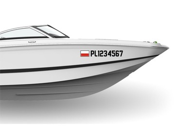 Наклейка на лодку Яхта Лодка ИНСТРУКЦИЯ РЕГИСТРАЦИЯ НОМЕР ФЛАГ *Цвета *8см