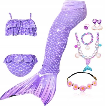 STRÓJ KĄPIELOWY OGON SYRENY ARIEL SYRENKA BIKINI