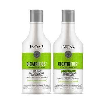 Inoar CICATRIFIOS szampon + odżywka po keratynie 2x250 ml