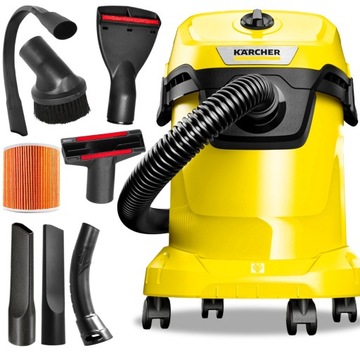 ODKURZACZ BEZWORKOWY WD3 KARCHER PRZEMYSŁOWY KOMPLET SSAWEK ZESTAW PRO XXL