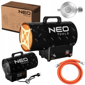 NEO NAGRZEWNICA GAZOWA FARELKA PIECYK PROMIENNIK 15kW 580m3/h 90-083