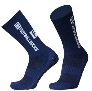 Skarpety Piłkarskie FootballSocks ANTYPOŚLIZGOWE Juniorskie 35-40