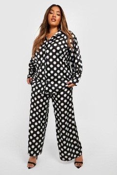 X6G303 BOOHOO PLUS SIZE SPODNIE DAMSKIE GROCHY 48