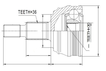 NPZ-VW-007 NTY НАРУЖНОЕ СОЕДИНЕНИЕ NTY