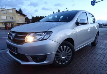 Dacia Sandero II Hatchback 5d TCe  90KM 2014 Dacia Sandero Bezwypadkowa Serwisowana 1-Wlasciciel Tablet Navi Pdc Tempom