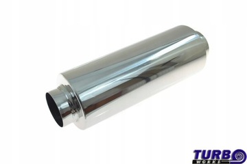 Центральный глушитель 63,5 мм L-370 мм 304SS TurboWorks