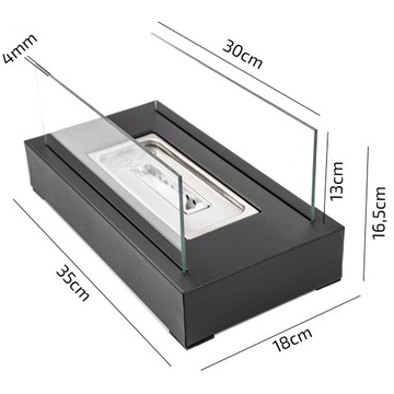 ОТДЕЛЬНО СТОЯЩИЙ БИОКАМИН БИОКАМИН ДЛЯ ДОМА НА ТЕРРАСЕ СТОЛ СО СТЕКЛЯННЫМ САДОМ