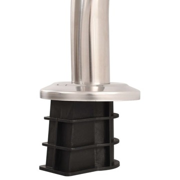 vidaXL Лестница для бассейна с 3 ступенями, нержавеющая сталь 304, 120 см