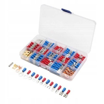 ИЗОЛИРОВАННЫЕ РАЗЪЕМЫ НАБОР ЭЛЕКТРИЧЕСКИХ РАЗЪЕМОВ 300 ШТ. 15 ТИПОВ