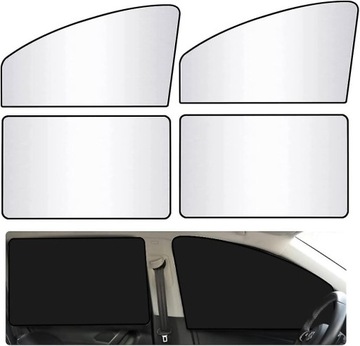 РОЛЛЕТНИЦЫ-СОЛНЦЕЗАНИЦЫ ДЛЯ ОКОН АВТОМОБИЛЯ, 4 шт.