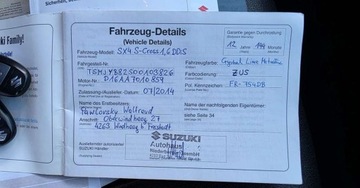 Suzuki SX4 II S-cross 1.6 DDiS 120KM 2013 SUZUKI SX4 S-Cross 4X4 PANORAMA-SKÓRA 1.6 Diesel 120KM FAKTURA MARŻA!, zdjęcie 38