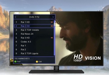 DVB-T2 H.265 HEVC HDMI-рекордер ТВ-декодер-тюнер